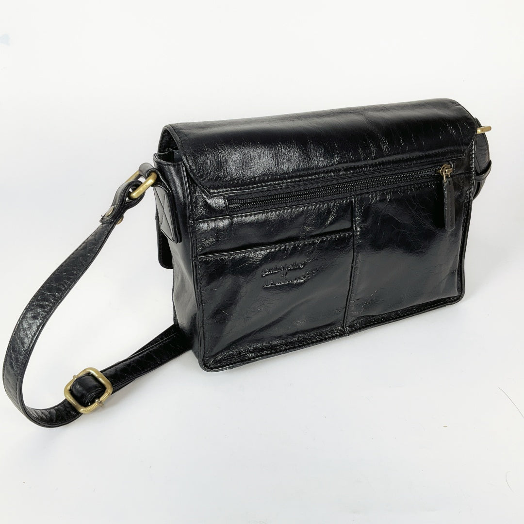 JLP. Melbourne - Black Leather Bag