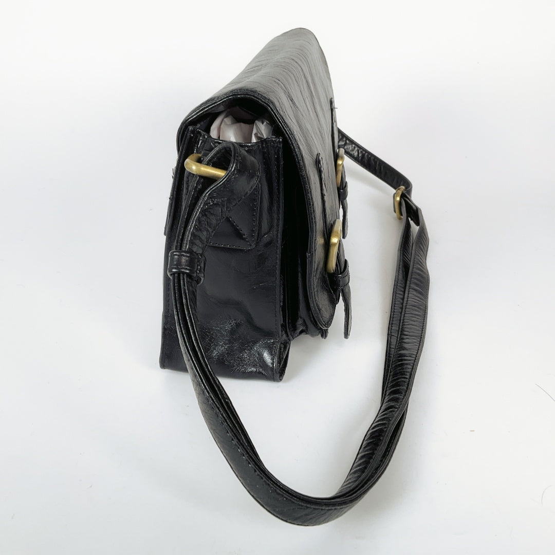 JLP. Melbourne - Black Leather Bag