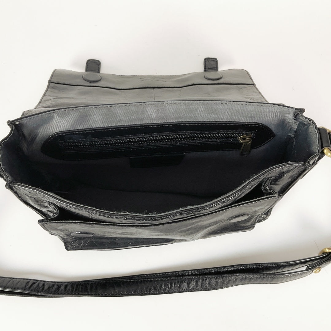 JLP. Melbourne - Black Leather Bag