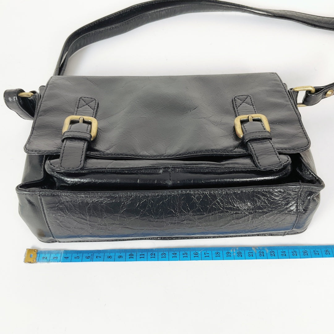 JLP. Melbourne - Black Leather Bag
