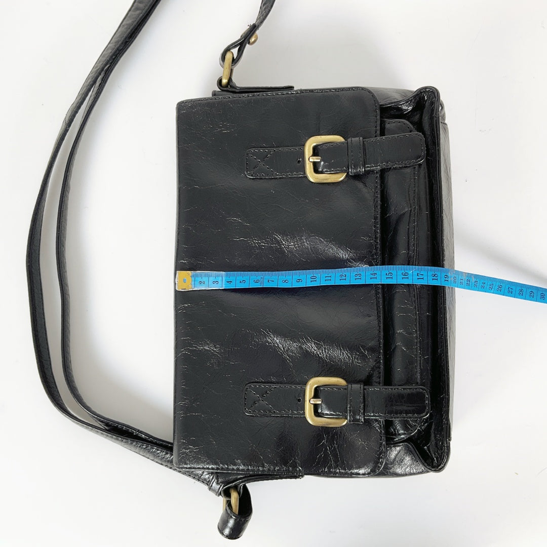 JLP. Melbourne - Black Leather Bag