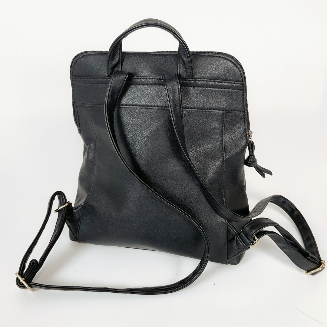 Laura Jones Black Backpack