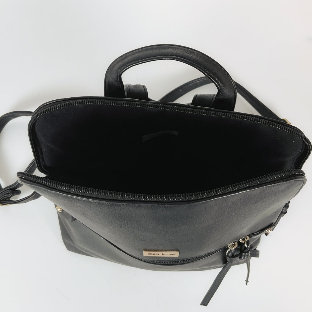 Laura Jones Black Backpack