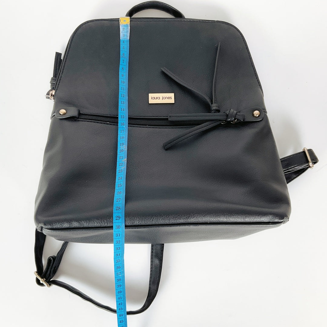 Laura Jones Black Backpack