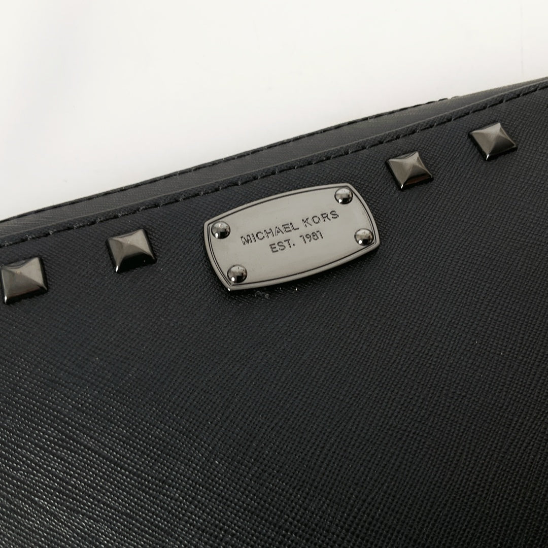 Michael Kors - Sandrine Stud Black Crossbody Bag