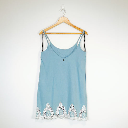 allabouteve Cotton Camisole Top – Light Blue – Size AU 8