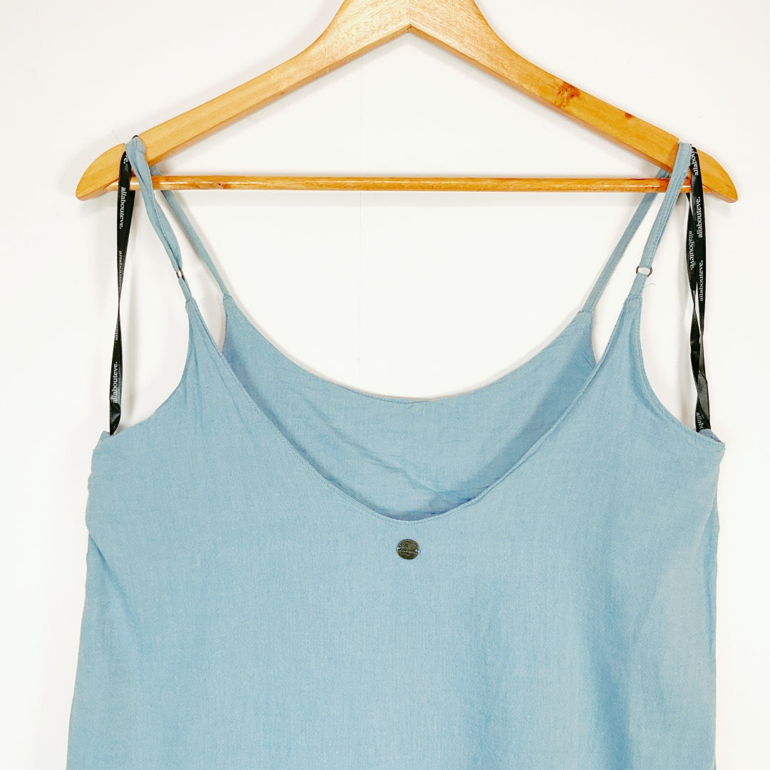 allabouteve Cotton Camisole Top – Light Blue – Size AU 8