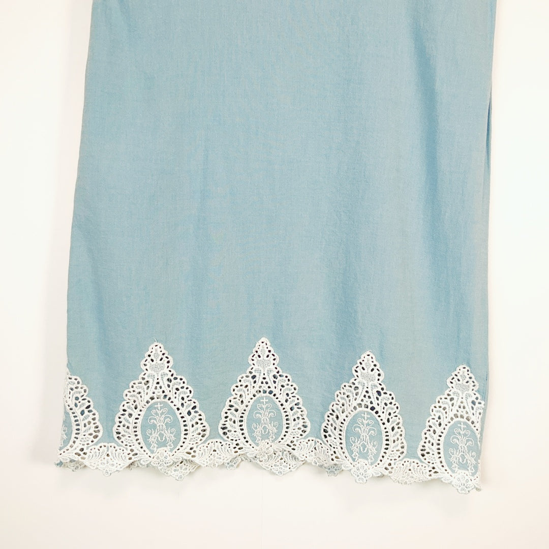 allabouteve Cotton Camisole Top – Light Blue – Size AU 8
