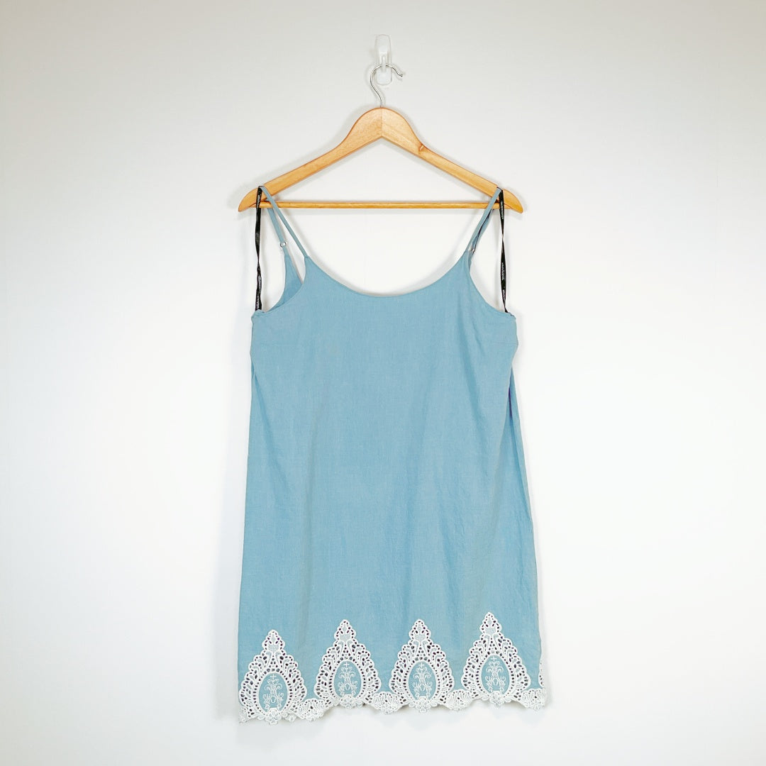 allabouteve Cotton Camisole Top – Light Blue – Size AU 8