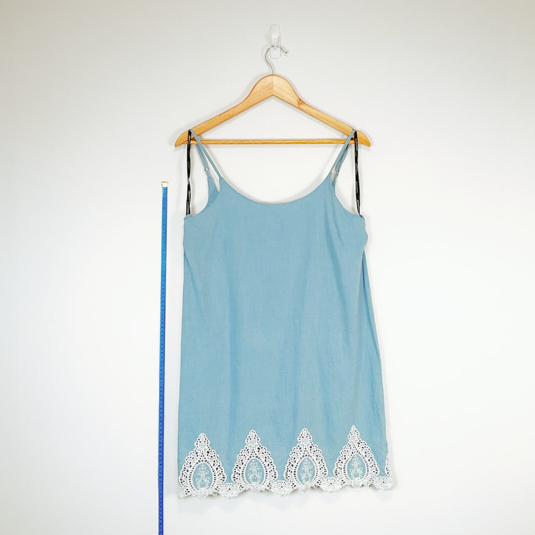 allabouteve Cotton Camisole Top – Light Blue – Size AU 8