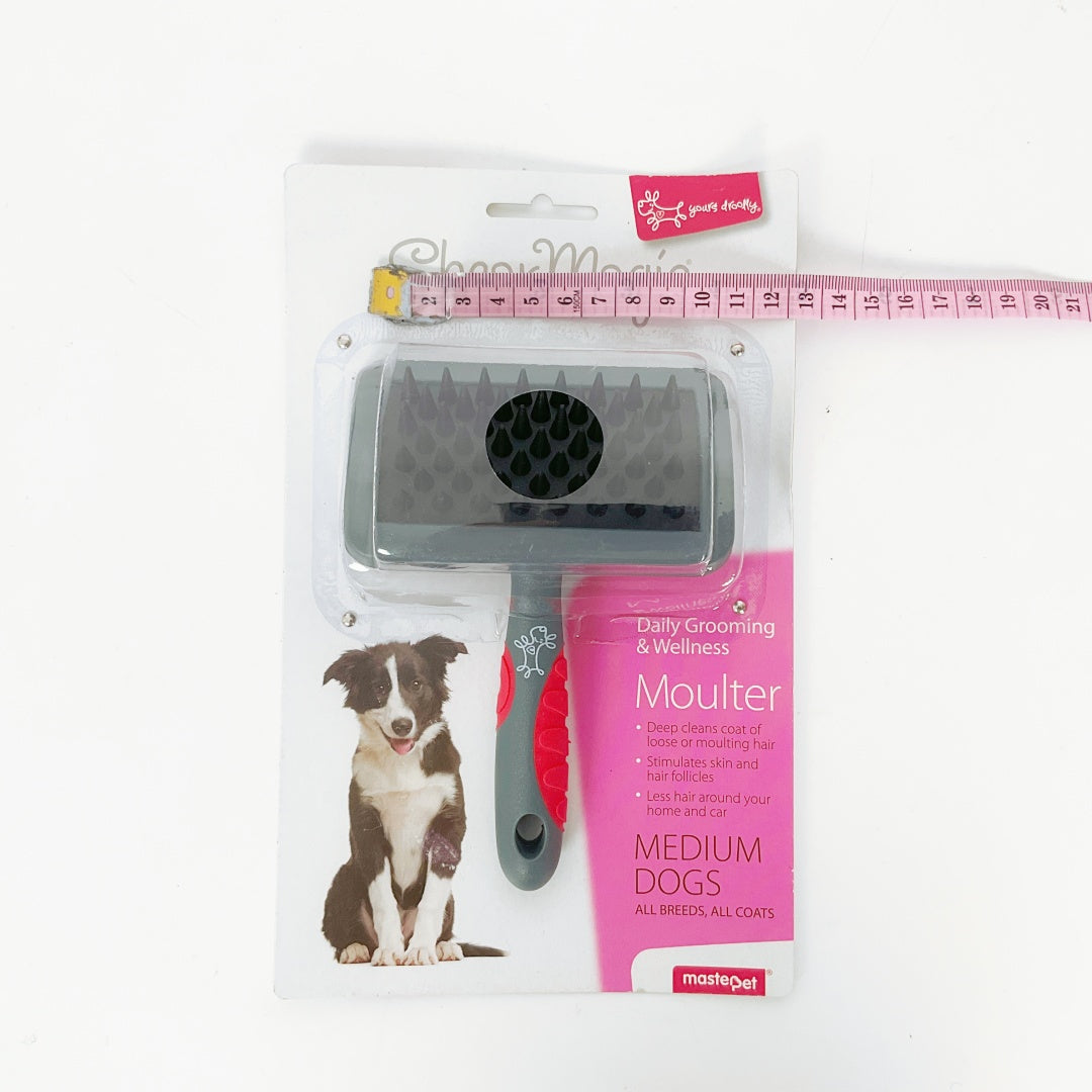 Shear Magic Moulter for Medium Dogs – Daily Grooming & Deshedding Brush