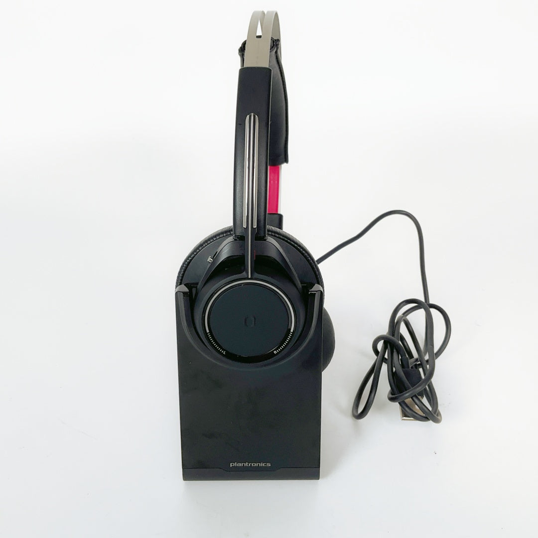 Plantronics Voyager Focus B825 UC Bluetooth Headset – With Charging Stand – Fully Working