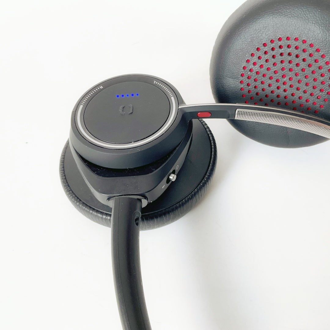 Plantronics Voyager Focus B825 UC Bluetooth Headset – With Charging Stand – Fully Working
