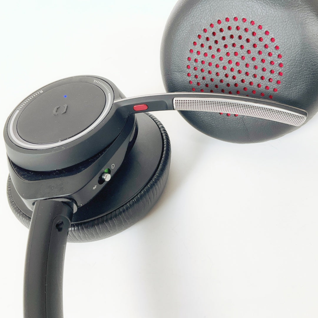 Plantronics Voyager Focus B825 UC Bluetooth Headset – With Charging Stand – Fully Working