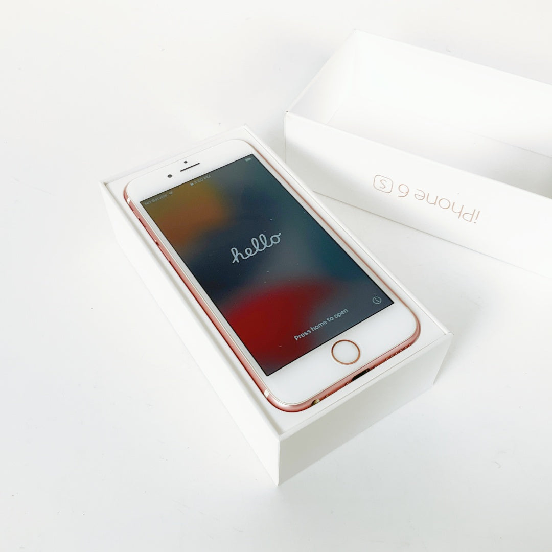 Apple iPhone 6s 64GB – Rose Gold – Excellent Condition + Original Earphones