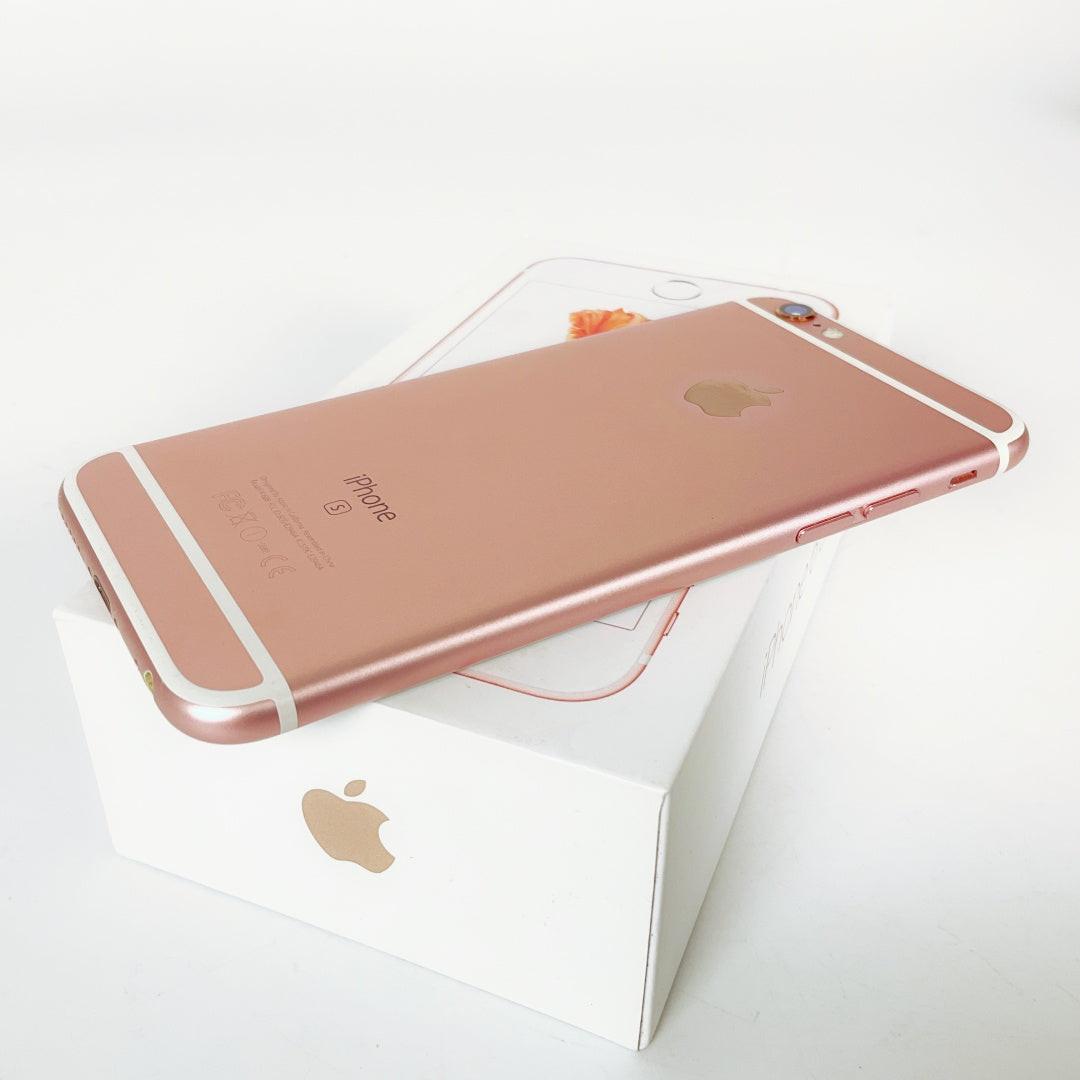 Apple iPhone 6s 64GB – Rose Gold – Excellent Condition + Original Earphones