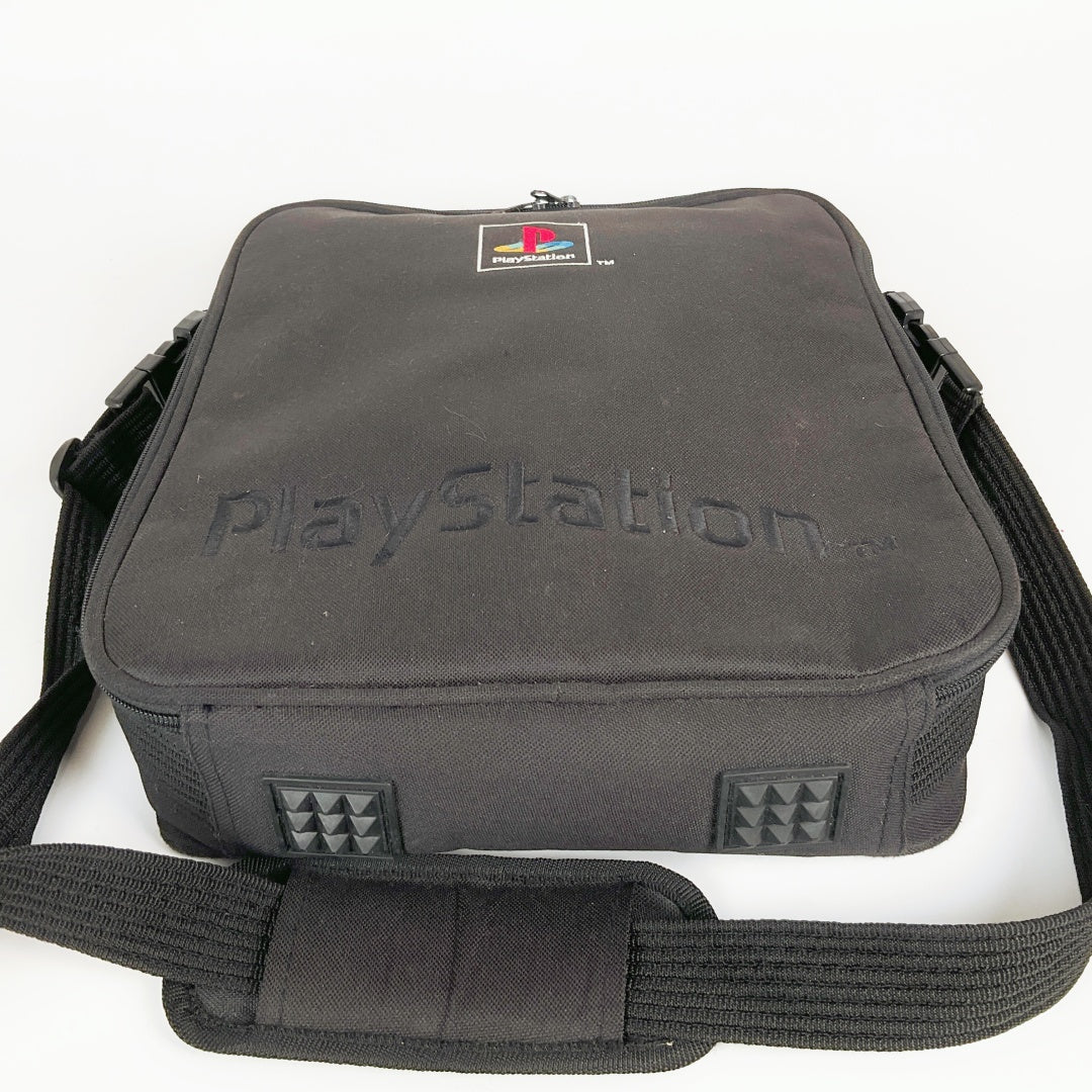 PlayStation Namco GunCon Light Gun + Official PlayStation Shoulder Bag – Retro Bundle