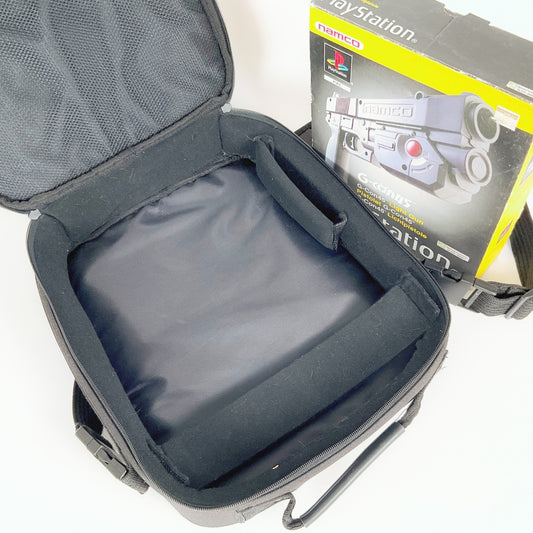 PlayStation Namco GunCon Light Gun + Official PlayStation Shoulder Bag – Retro Bundle