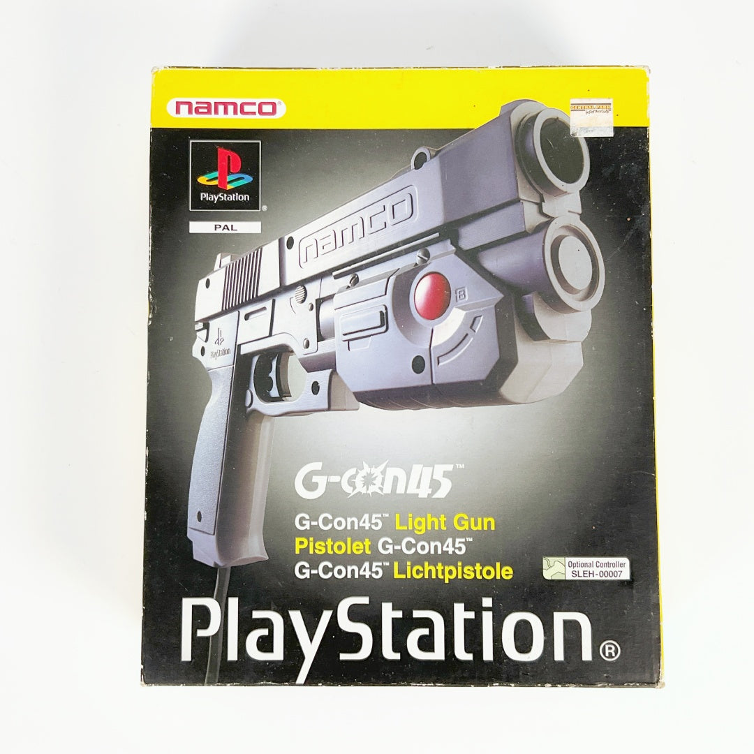 PlayStation Namco GunCon Light Gun + Official PlayStation Shoulder Bag – Retro Bundle