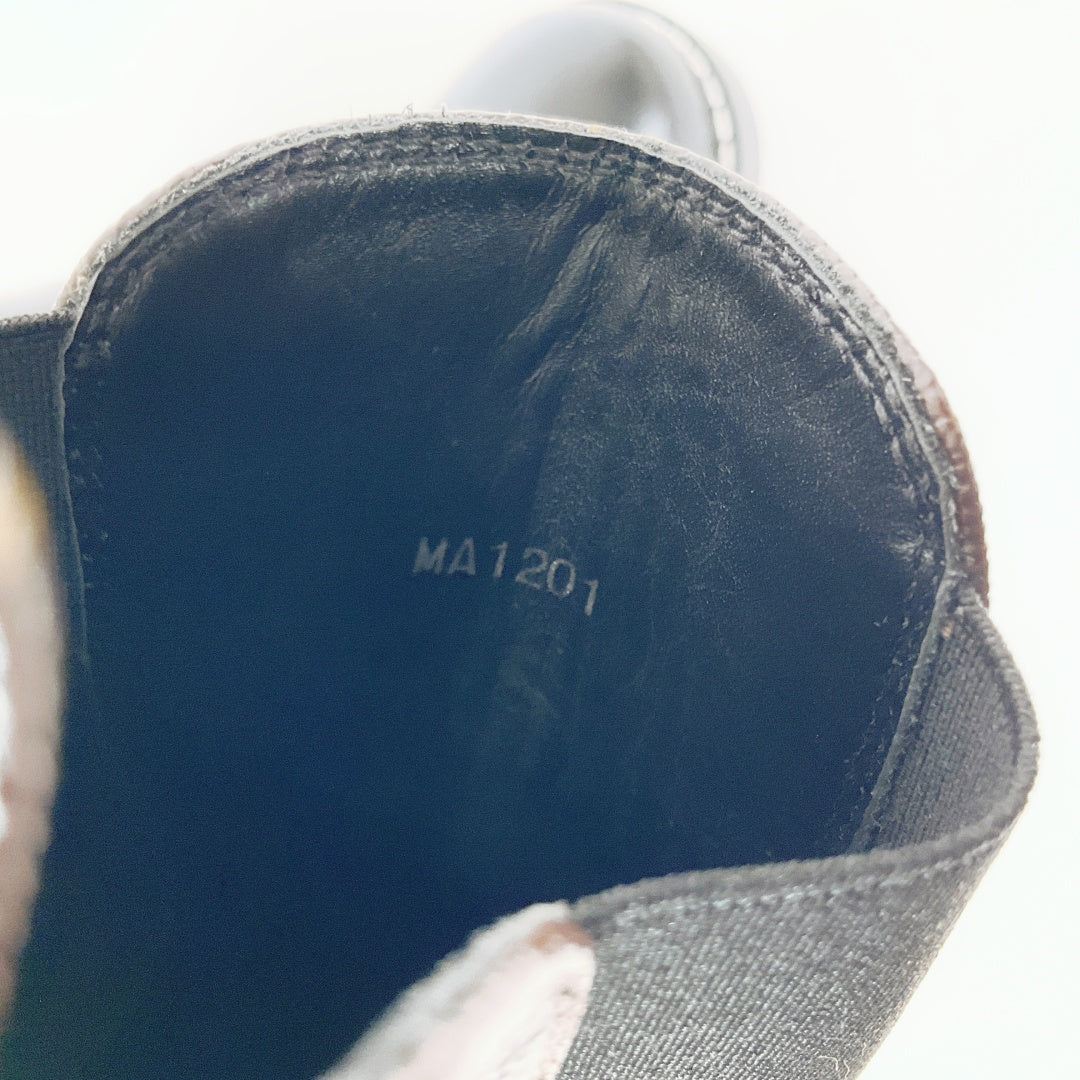 Louis Vuitton Monogram Chelsea Boots Black Leather – Size 36.5