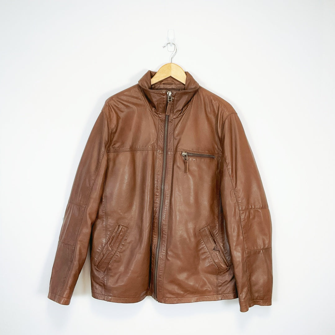 Gerry Clothing - Brown Leather Jacket