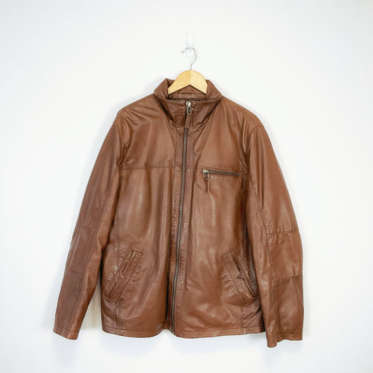 Gerry Clothing - Brown Leather Jacket
