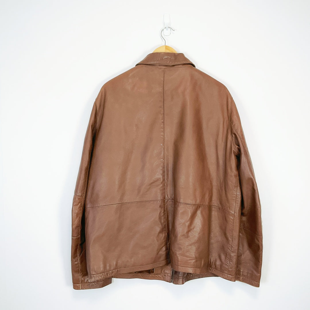 Gerry Clothing - Brown Leather Jacket
