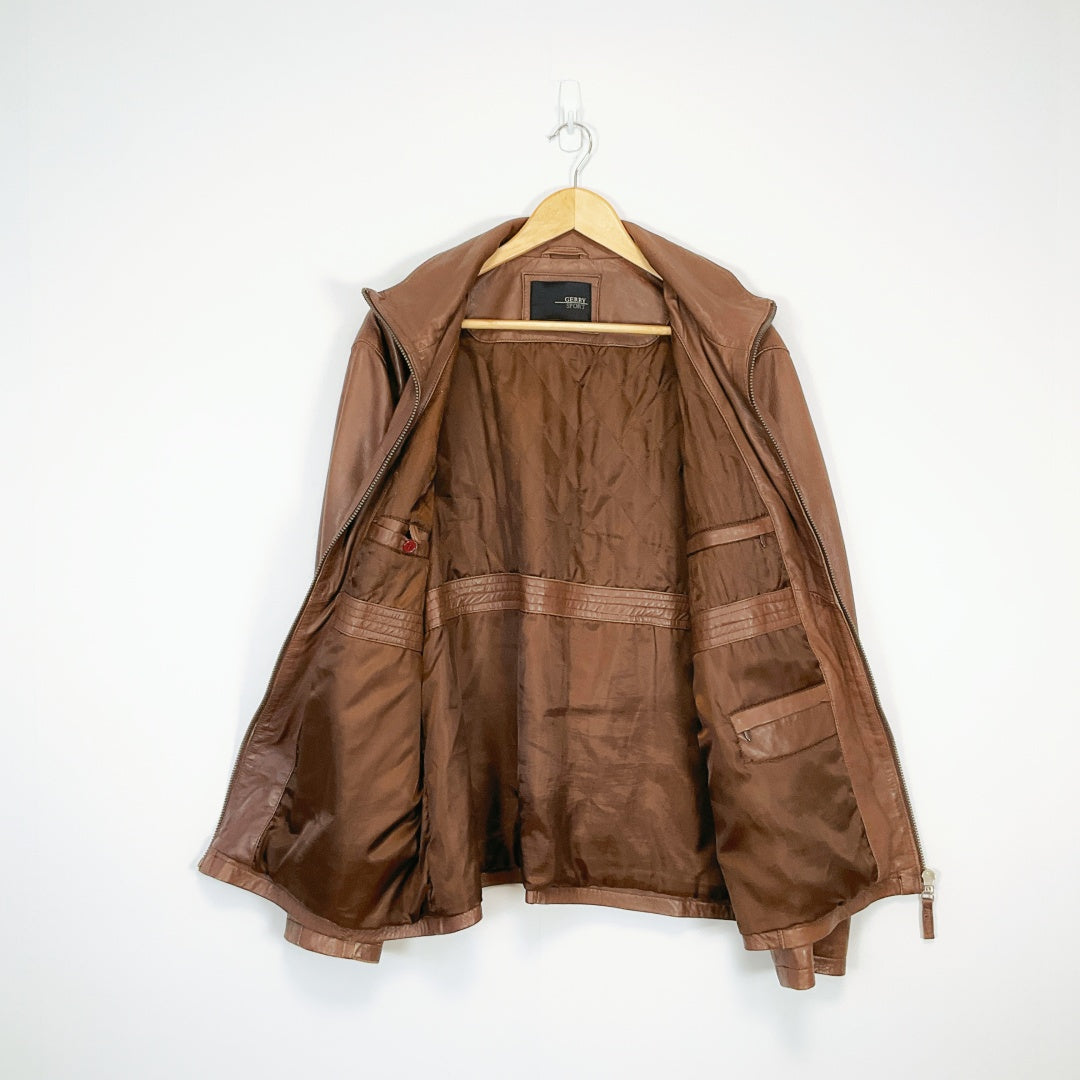 Gerry Clothing - Brown Leather Jacket