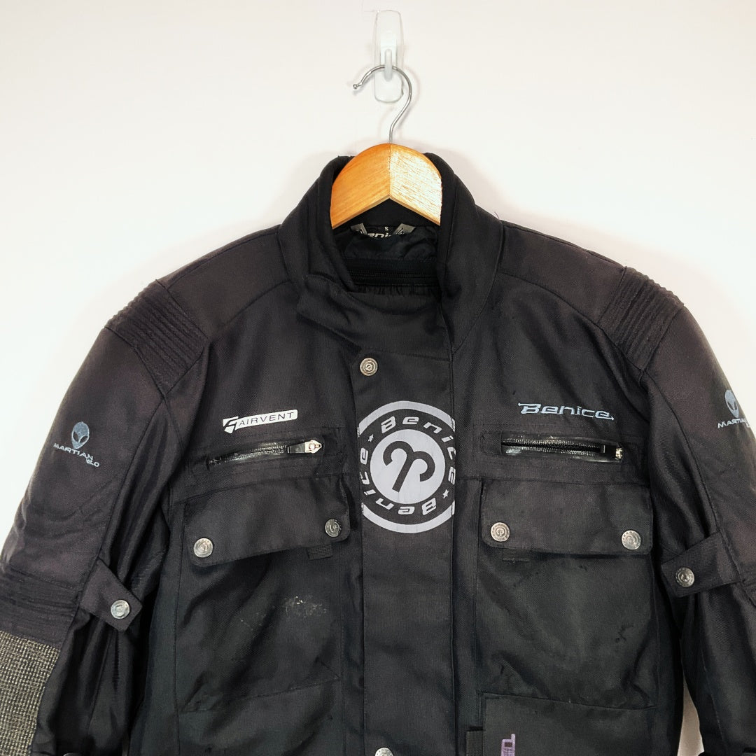 Benice Motorcycle Jacket – Black (Men’s S)