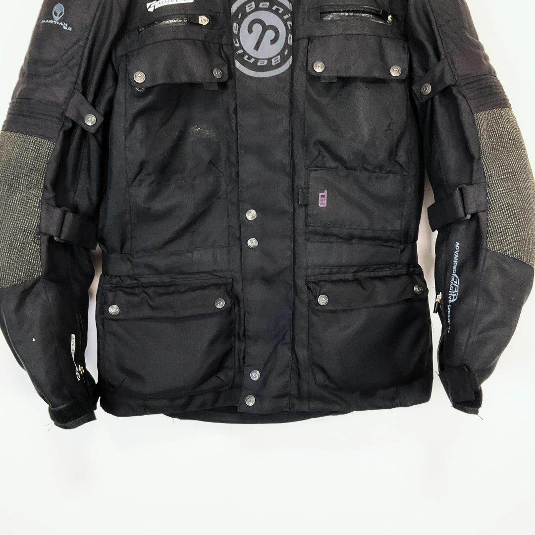 Benice Motorcycle Jacket – Black (Men’s S)