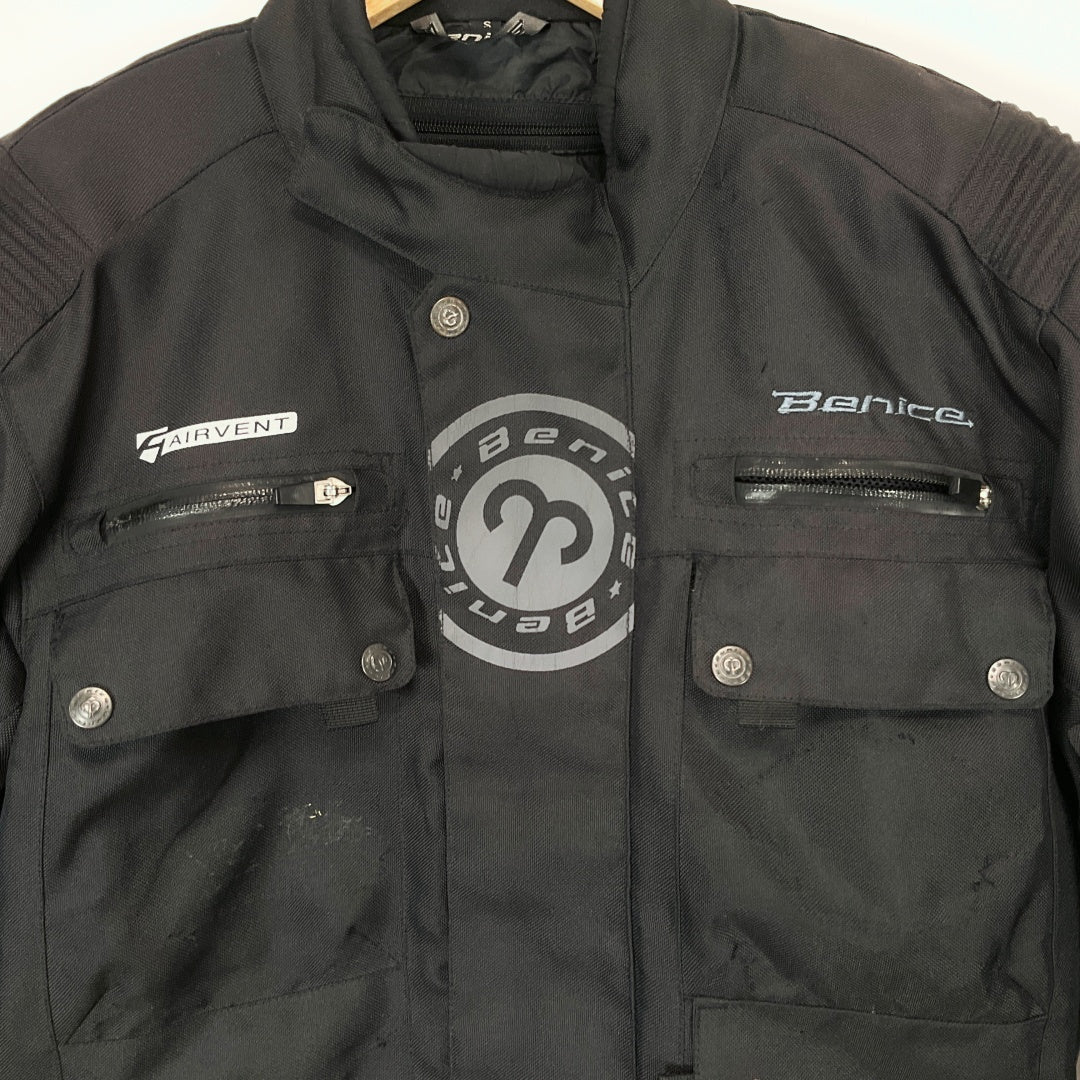 Benice Motorcycle Jacket – Black (Men’s S)