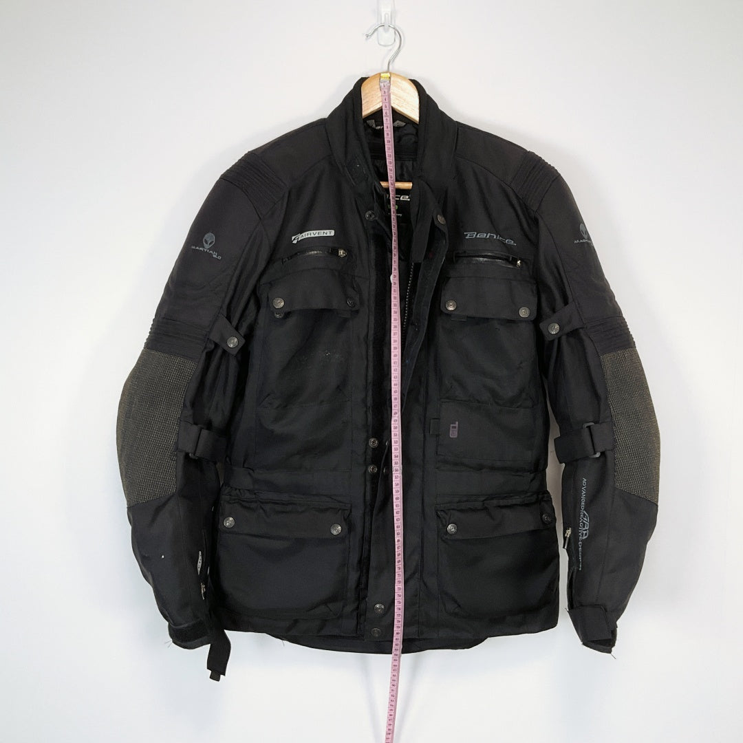 Benice Motorcycle Jacket – Black (Men’s S)
