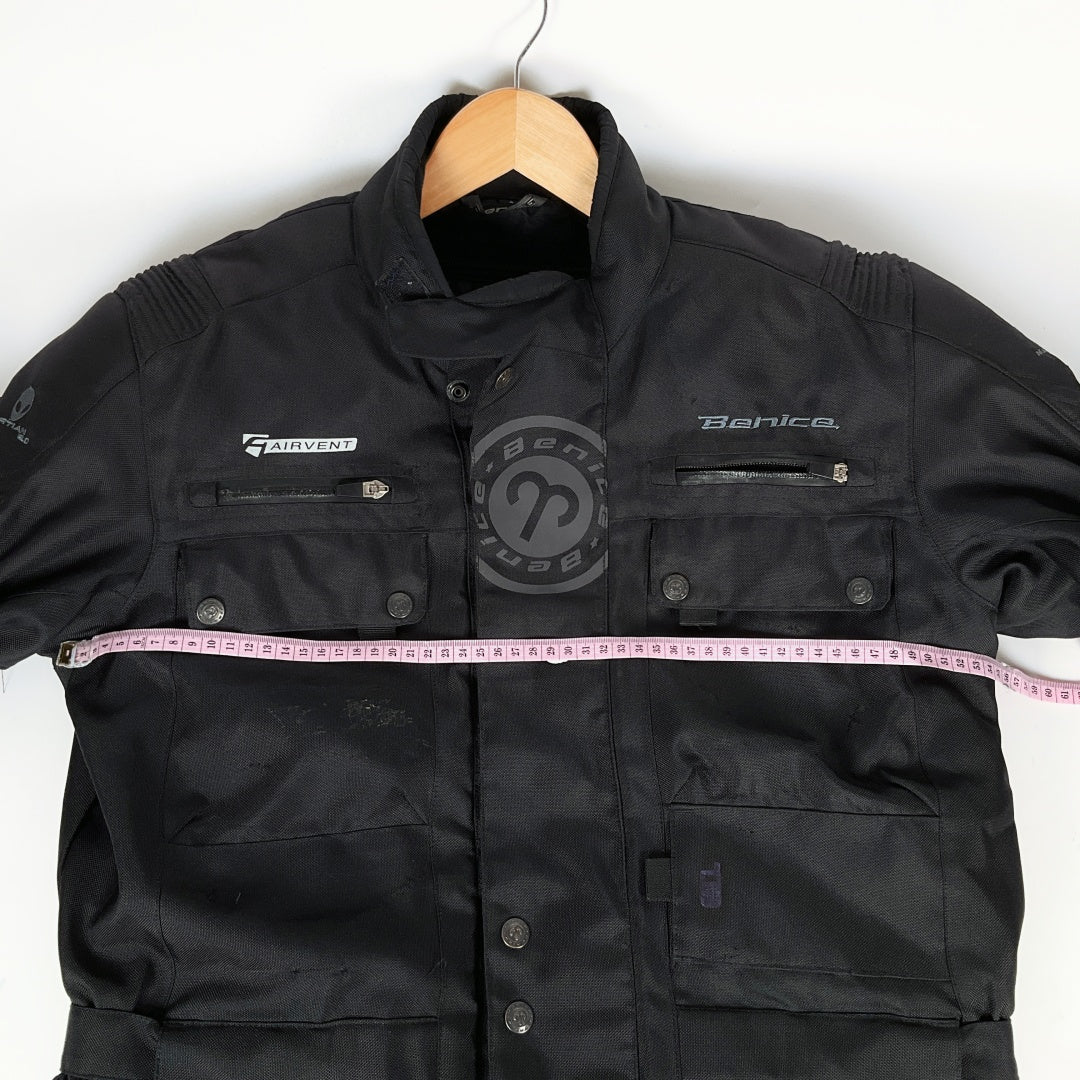 Benice Motorcycle Jacket – Black (Men’s S)