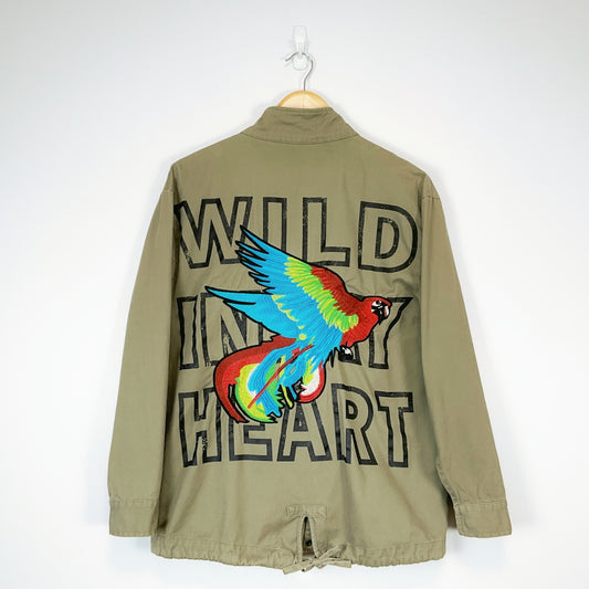 Vintage “Speak Up!!!” Graphic Jacket – Approx. Size M