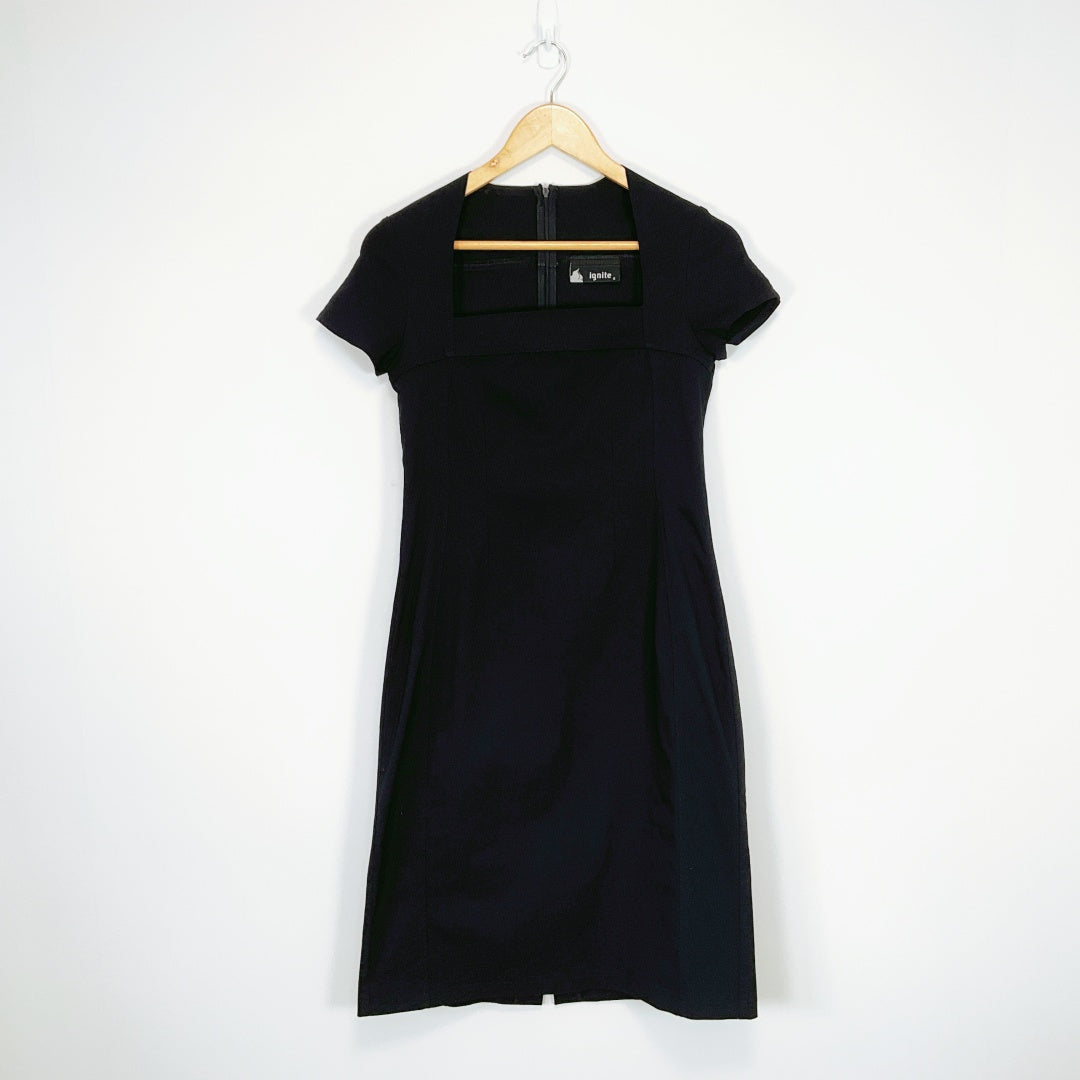 Ignite - Square Neck Midi Dress