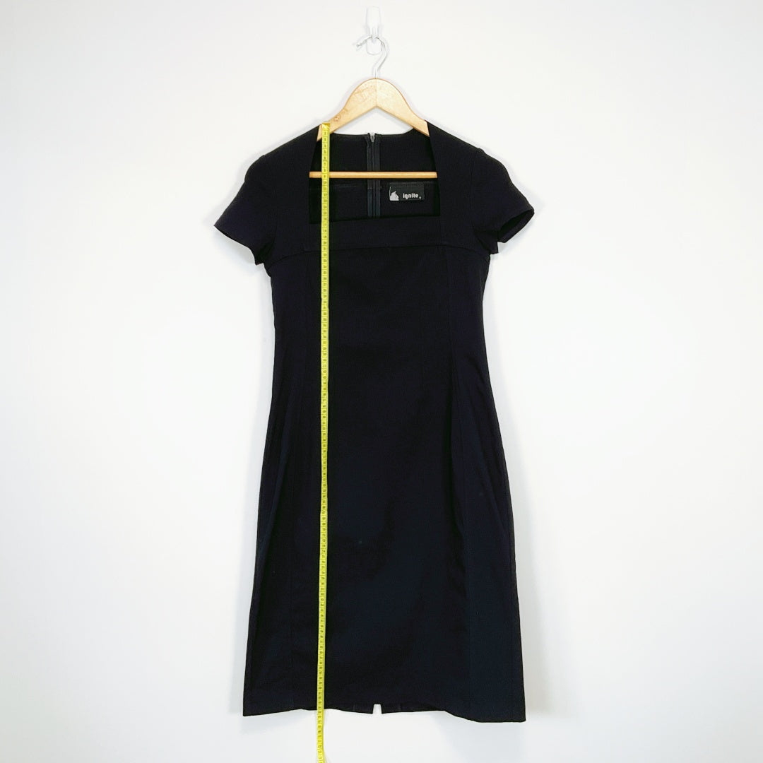 Ignite - Square Neck Midi Dress
