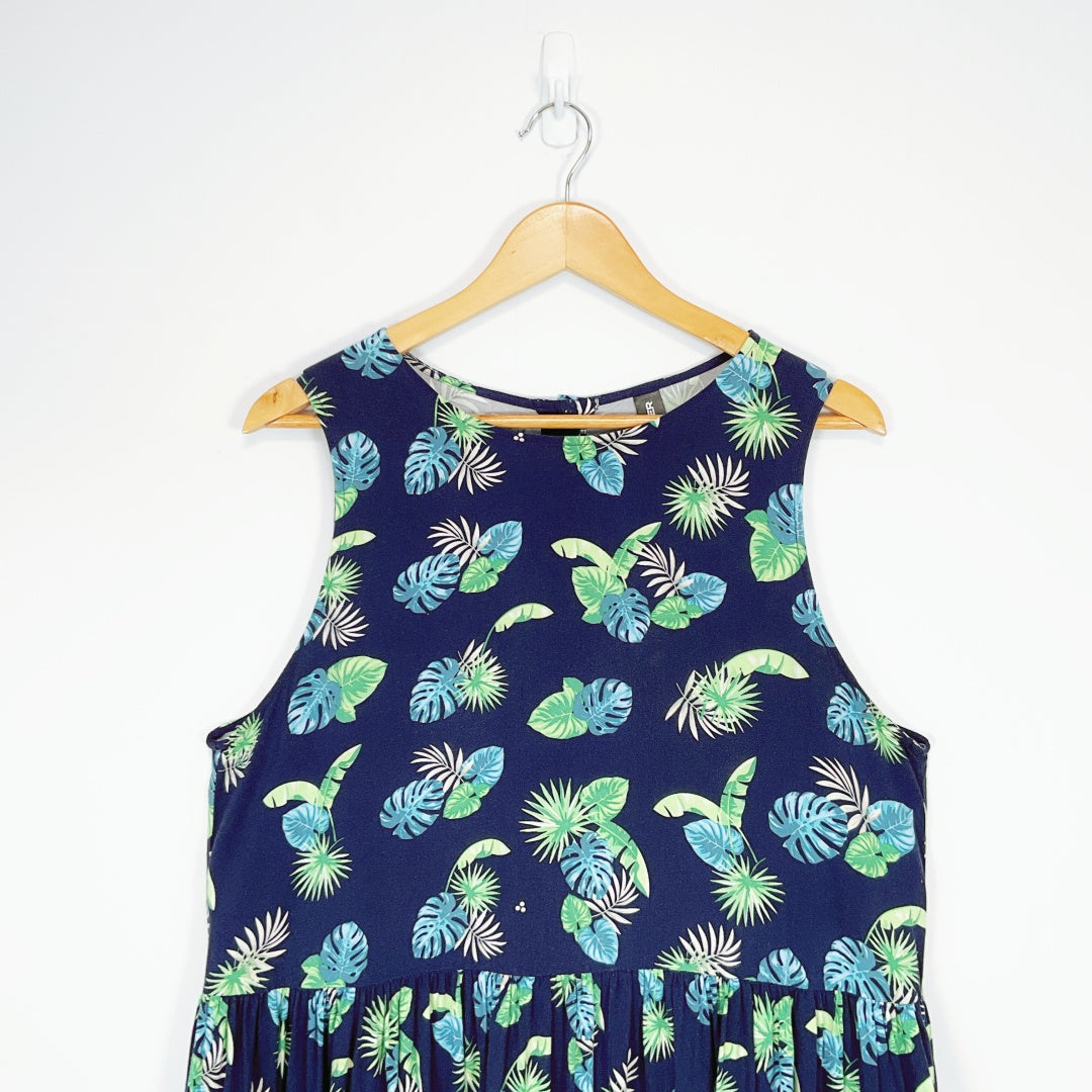 HUFFER - Tropical Leaves Mini Dress