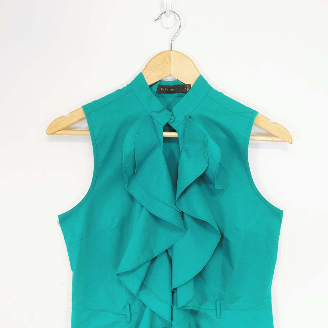 The Limited - Sleeveless Button-Down Sheath Dress