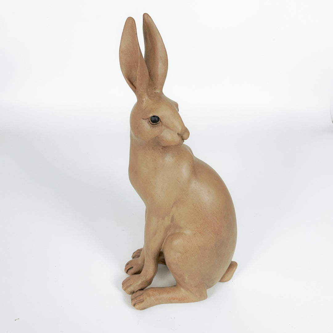 Decorative Brown Rabbit Figure