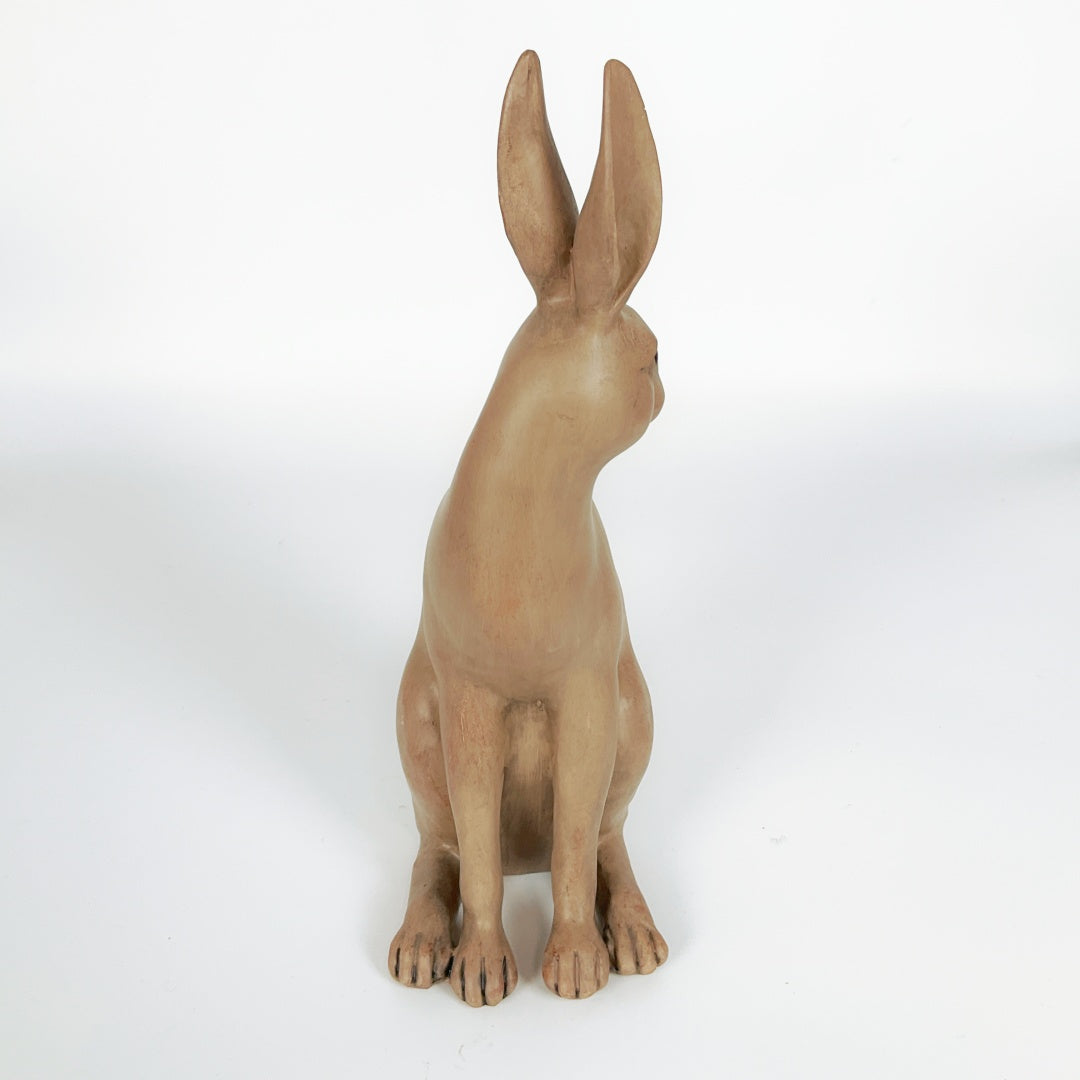 Decorative Brown Rabbit Figure