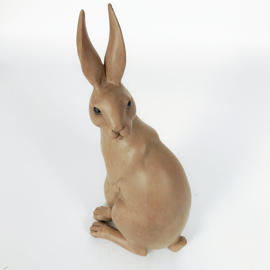 Decorative Brown Rabbit Figure