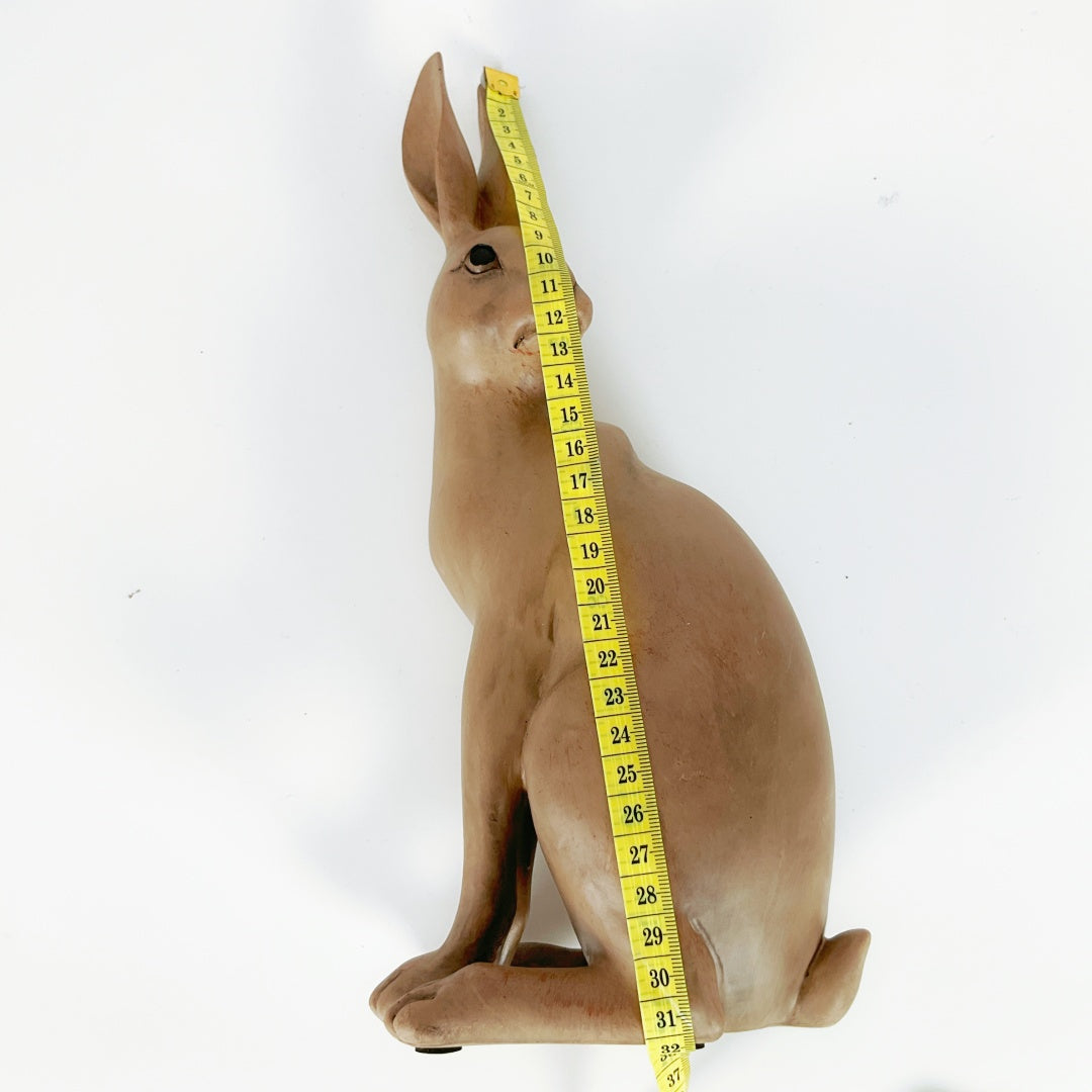 Decorative Brown Rabbit Figure
