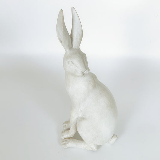 Decorative White Rabbit Figure