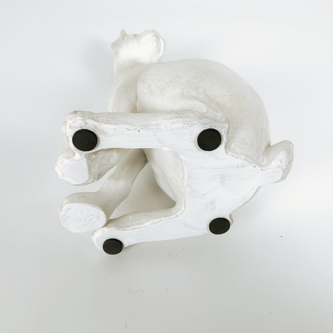Decorative White Rabbit Figure