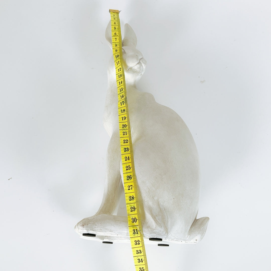 Decorative White Rabbit Figure