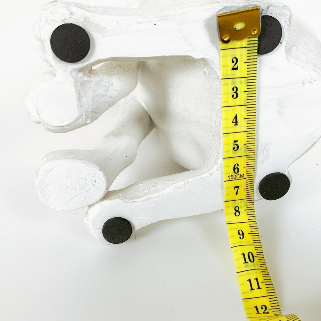 Decorative White Rabbit Figure