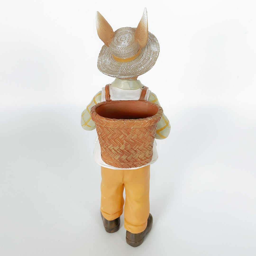 Decorative Rabbit Figurine - Gentleman Bunny with Hat