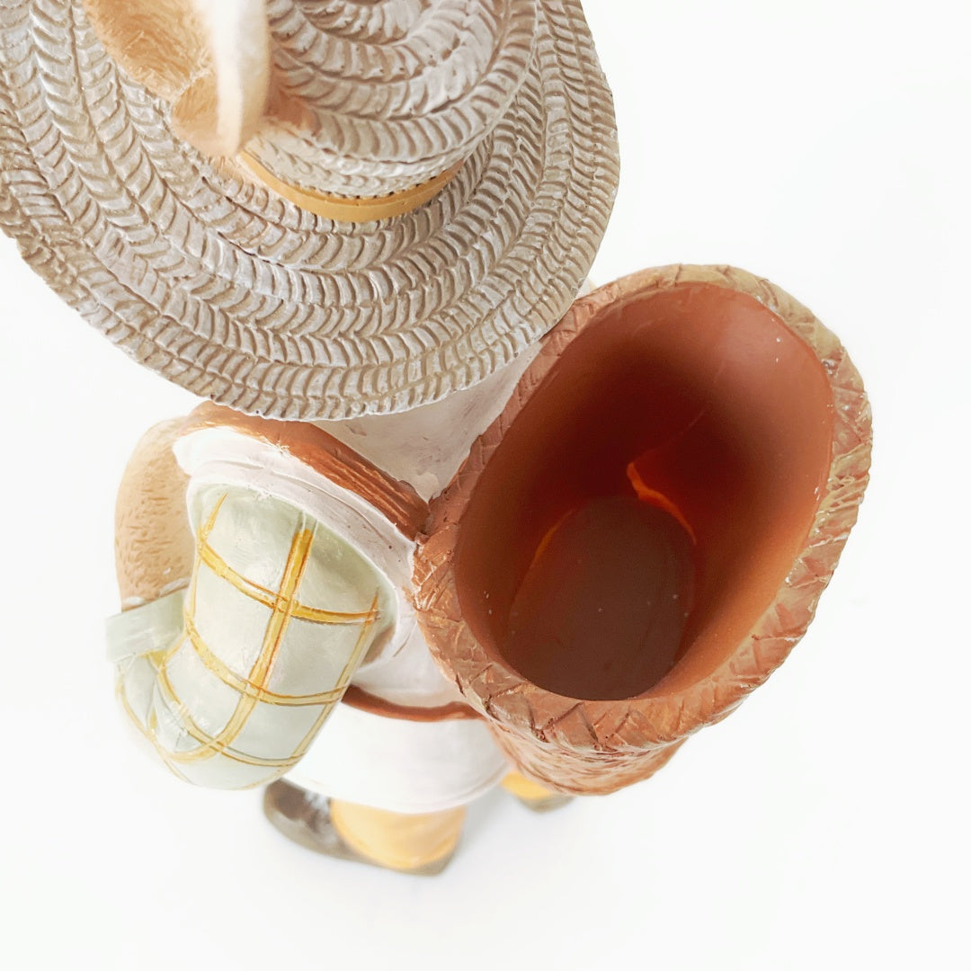 Decorative Rabbit Figurine - Gentleman Bunny with Hat