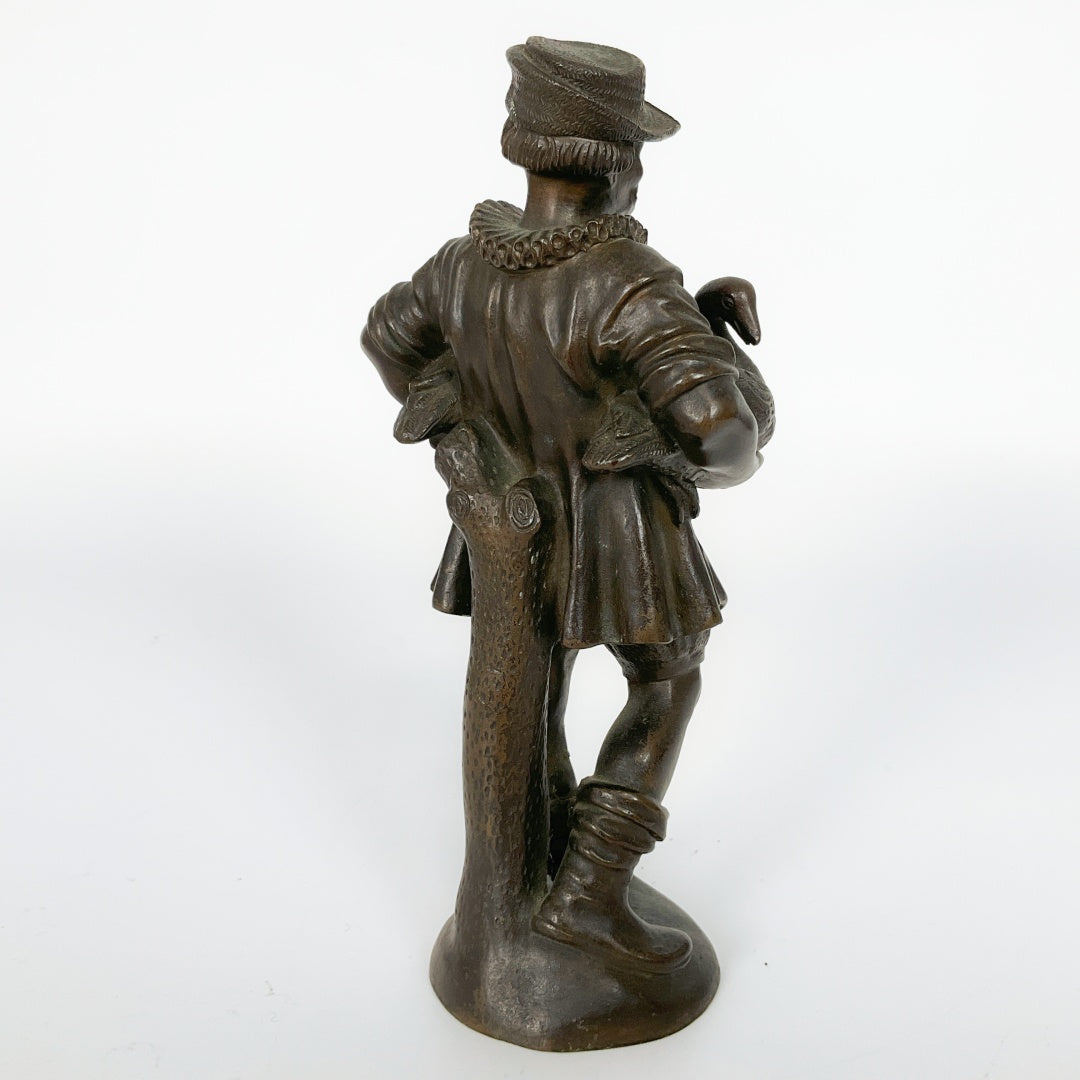 Vintage Figurine - Man Carrying Two Geese