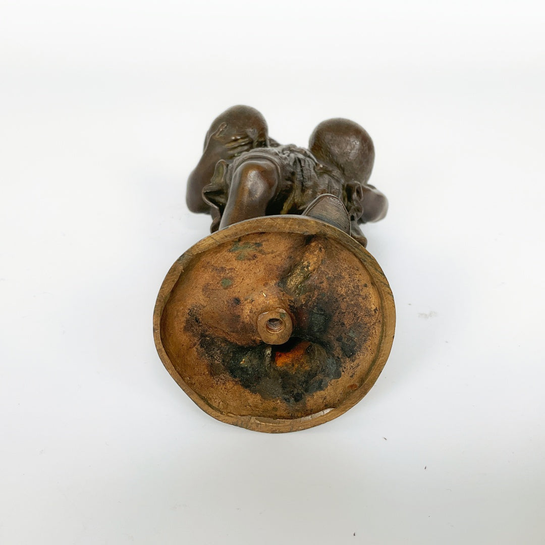 Vintage Figurine - Man Carrying Two Geese